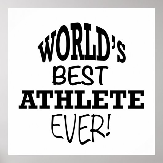 De beste atleet ter wereld ooit poster (Voorkant)