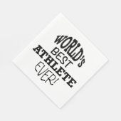 De beste atleet ter wereld ooit servet (Hoek)