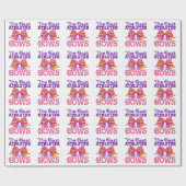 De beste atleten Draag bogen schattig cheerleading Cadeaupapier (Vlak)