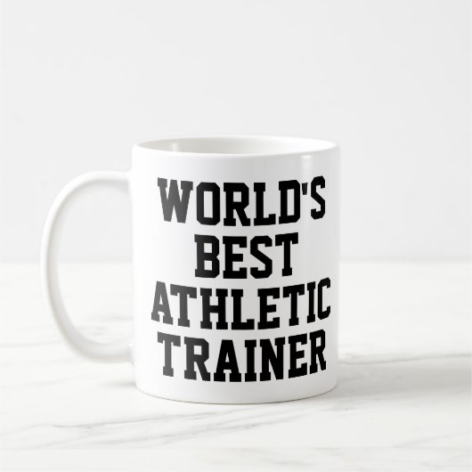 De beste atletiektrainer ter wereld Mok (Links)