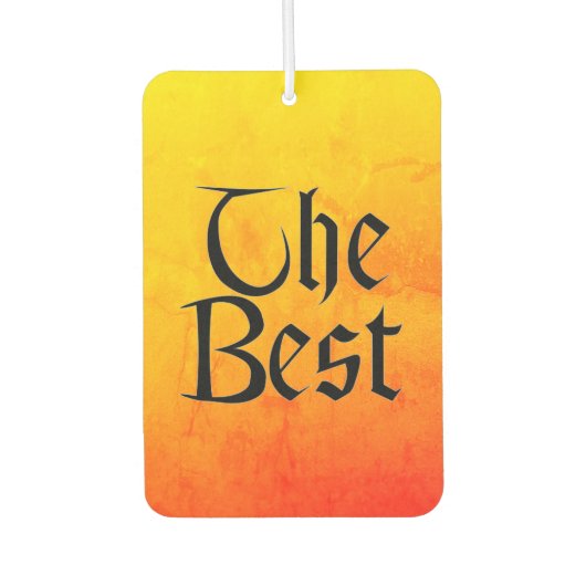 De beste auto luchtverfrisser (Voorkant)