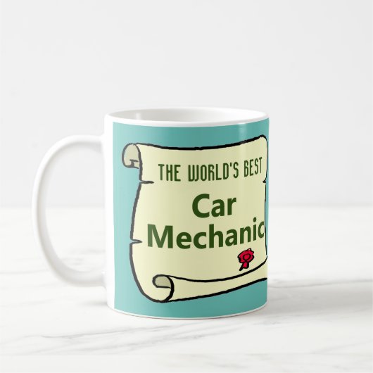 De Beste Automechanicien ter Wereld. Koffiemok (Links)
