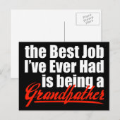 De beste baan is grootvader worden briefkaart (Voorkant / Achterkant)