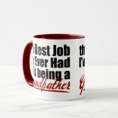 De beste baan is grootvader worden mok (Voorkant links)