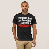 De beste baan is grootvader worden t-shirt (Voorkant volledig)