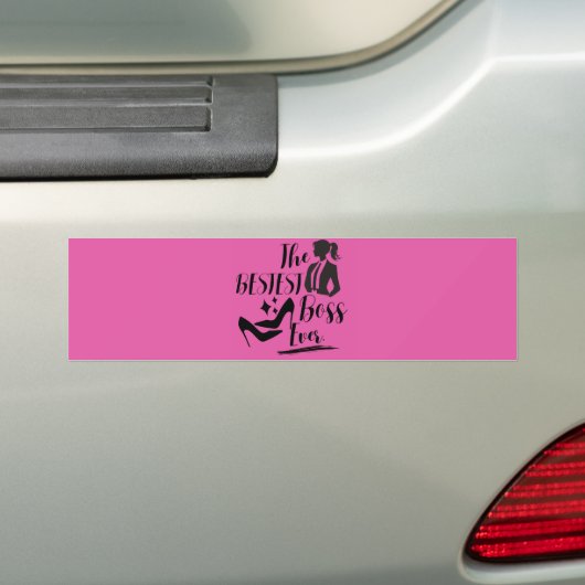 De Beste Baas  Bumpersticker (Op auto)