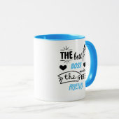 De BESTE BAAS Maakt Beste Vriend Cadeaus Aanpasbaa Mok (Voorkant rechts)