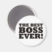 De beste baas ooit magneet (Voorkant / Achterkant)