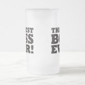 De beste baas ooit matglas bierpul (Center)