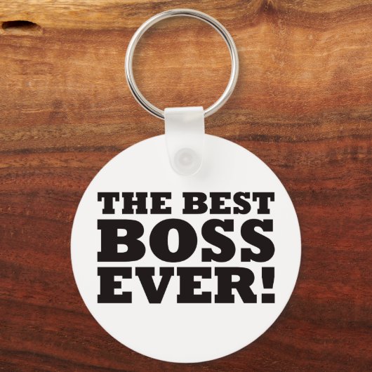 De beste baas ooit sleutelhanger (Voorkant)