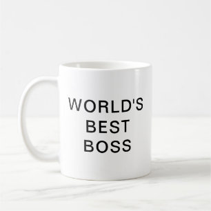 De beste baas over de Kantoor   Funny Coffee Mok