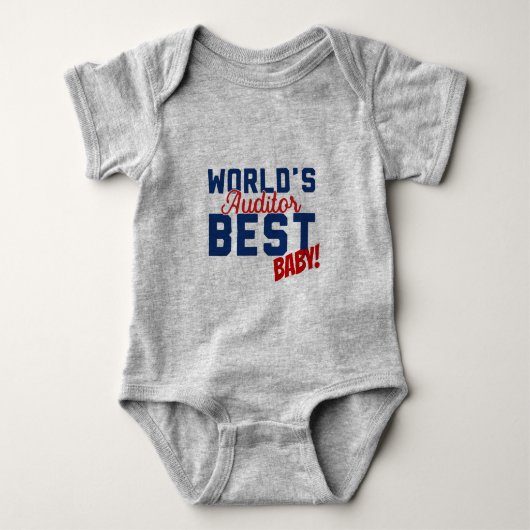 De beste BABY-auditor ter wereld! Romper (Voorkant)