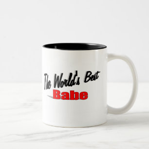 De beste baby ter wereld tweekleurige koffiemok