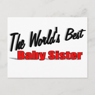 De beste Baby zuster ter wereld Briefkaart