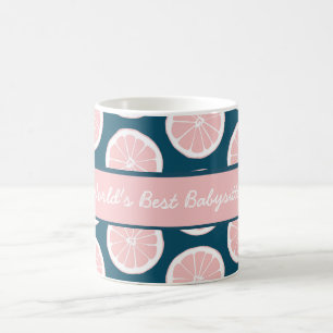De beste Babysitter Citrus-Mok ter wereld Koffiemok