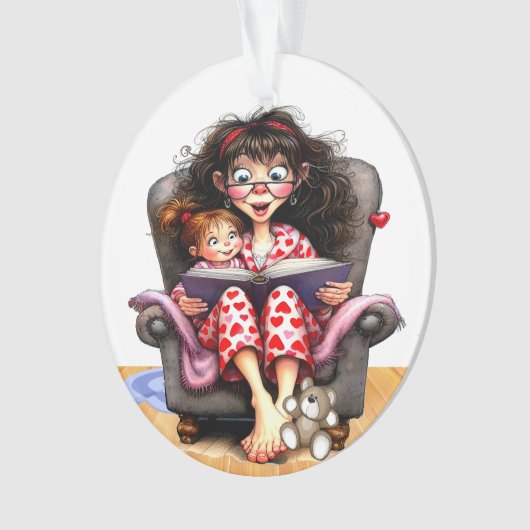 De beste babysitter ter ter wereld / moeder / groo ornament (voorkant)