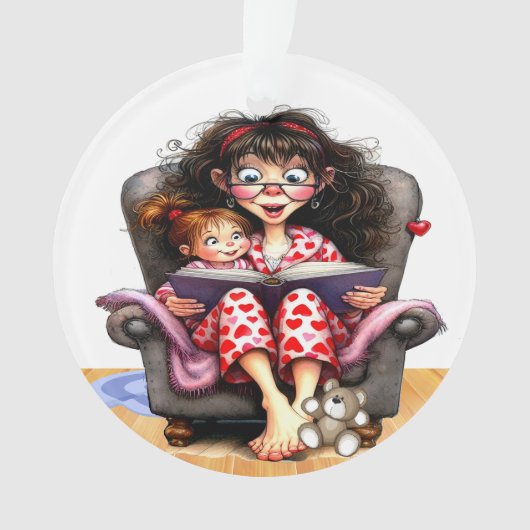 De beste babysitter ter ter wereld / moeder / groo ornament (voorkant)