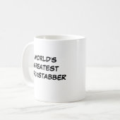 De beste backstabber ter wereld Mok (Voorkant links)