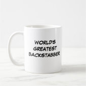 De beste backstabber ter wereld Mok (Links)