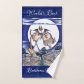 De beste badkamer zangerkeukenset ter wereld bad handdoek (Handdoek)