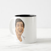 de beste badminton spelers uit de hele tijd tweekleurige koffiemok (Voorkant links)