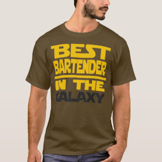 De beste barman in de galaxy Funny Gift T-shirt