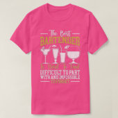 De beste Bartender T-shirt (Design voorkant)