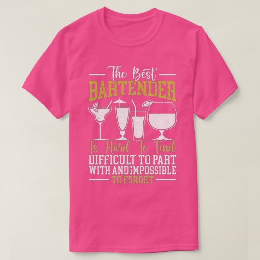 De beste Bartender T-shirt (Design voorkant)