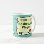 De beste basketballer ter wereld. koffiemok (Voorkant rechts)