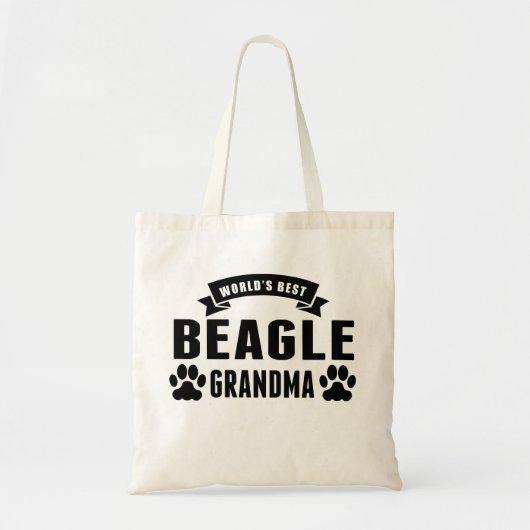 De beste Beagle Grandma ter wereld Tote Bag (Voorkant)