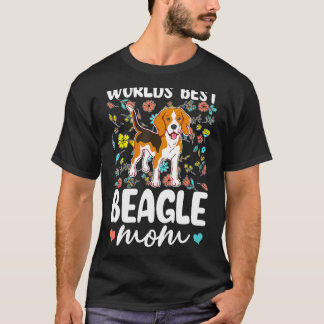 De beste Beagle Mom Dog T-shirt
