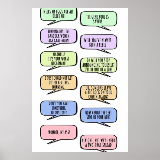 De beste beledigingen NilesCC Poster (Voorkant)