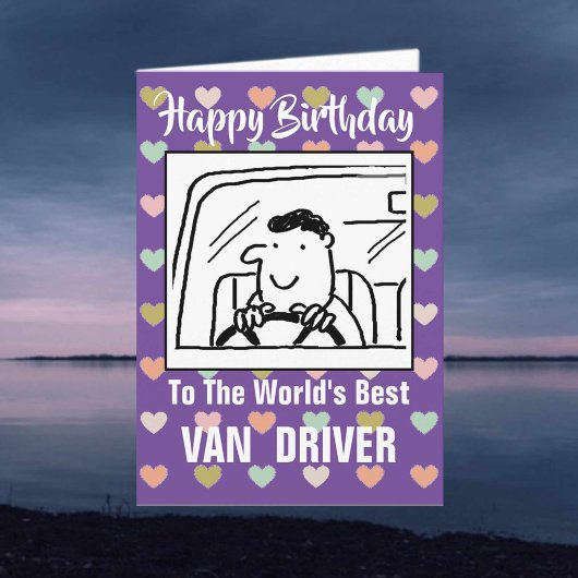 De beste bestelwagen ter wereld - Happy Birthday Kaart