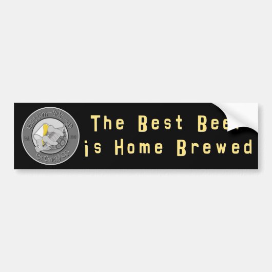 De beste bier is de Bumpersticker van de Brouwerij (Voorkant)