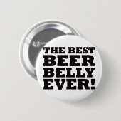 De beste bier ooit ronde button 5,7 cm (Voorkant /achterkant)