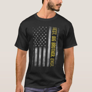 De beste Big Brother ooit -Amerikaanse vlag voor d T-shirt