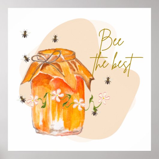 de beste bij poster (Voorkant)