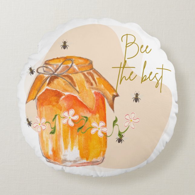 de beste bij rond kussen (Voorkant)