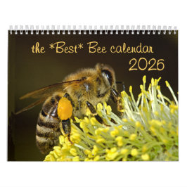 De beste bijenkalender 2025 met foto's en beschrij kalender