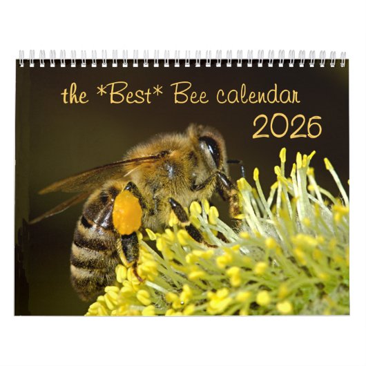 De beste bijenkalender 2025 met foto's en beschrij kalender (Hoes)