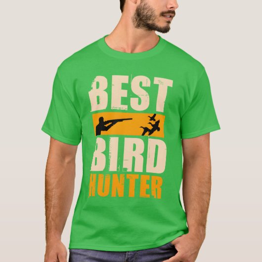 De beste Bird Hunter familie T-shirt (Voorkant)