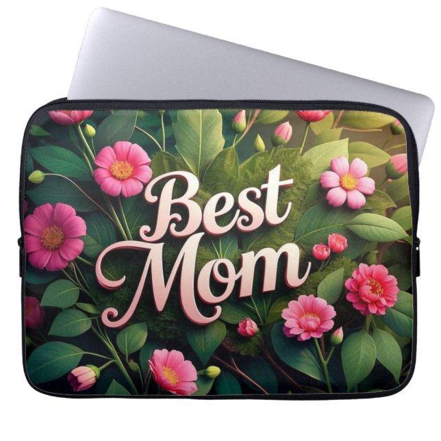 De beste bloemen voor Moederdag Laptop Sleeve (Voorkant)