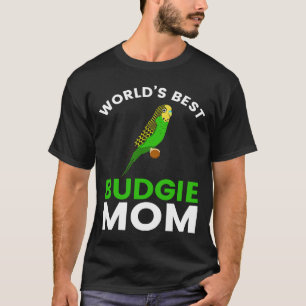 De beste boedgie-mam Boedgerigar-Vogelparaket ter  T-shirt