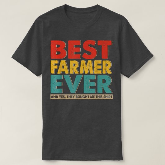 De beste boer ooit heeft me deze overloop gekocht t-shirt (Design voorkant)
