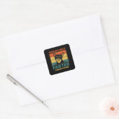 De beste boer ter wereld bedoel ik vaderdag vierkante sticker (Envelop)