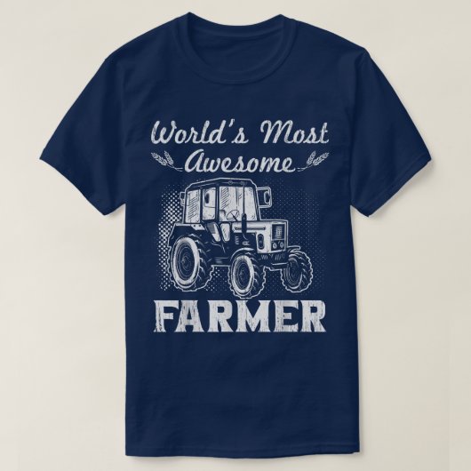 De beste boer ter wereld t-shirt (Design voorkant)