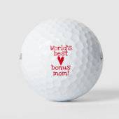 De beste Bonus mama ter wereld. | Stepmoeder Moede Golfballen (Voorkant)