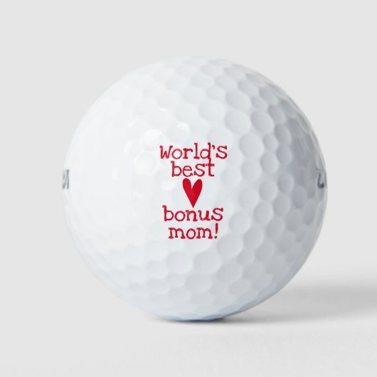 De beste Bonus mama ter wereld. | Stepmoeder Moede Golfballen (Voorkant)