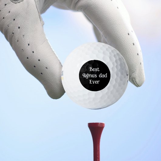 De beste bonusvader ooit van een typografie van he golfballen