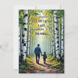 De beste boodschap voor Vaderdag Kaart